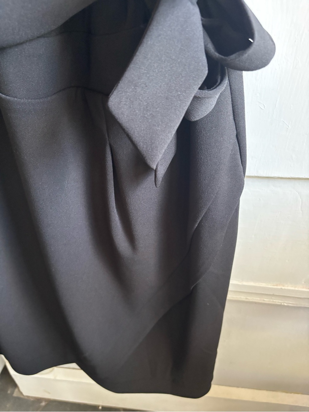 torrid Black Tie-Waist Mini Dress - Picture 4 of 5